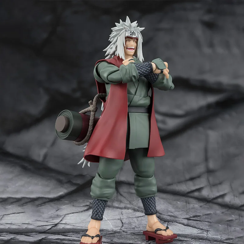 الأصلي حقيقية بانداي في صدمة SHF JIRAIYA المخفية ورقة البطولية ماستر حكيم وضع شخصية لعبة مجسمة هدية جمع #4