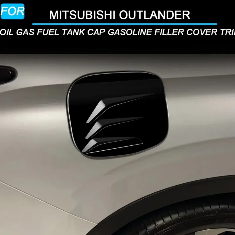 

Car Oil Gas Fuel Tank Cap Gasoline Filler Cover Trim Sticker Modification for Mitsubishi Outlander Accessories 2023 2024 for LHD