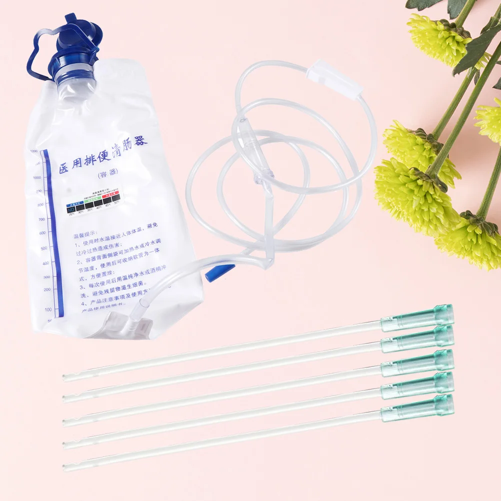 

1200 Ml Kits Eco friendly Reusable PVC Flow Valves Flexible Water Cleansing Tapered