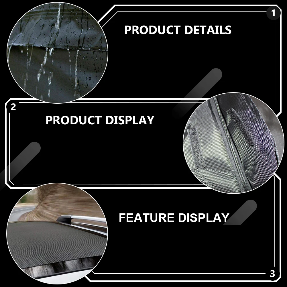 

Waterproof Luggage Bag For Auto Rooftop Storage Foldable Design Anti-Slip Pads Easy Installation Extra Trunk Bag