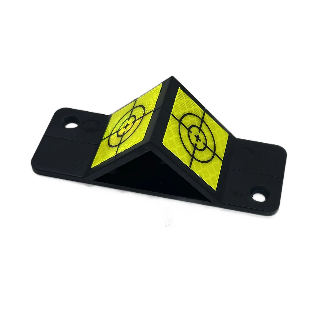 Angle measurement plaquette , Plaque ,45 Degree reflective targets on plastic mountable assembly for total station optical prism