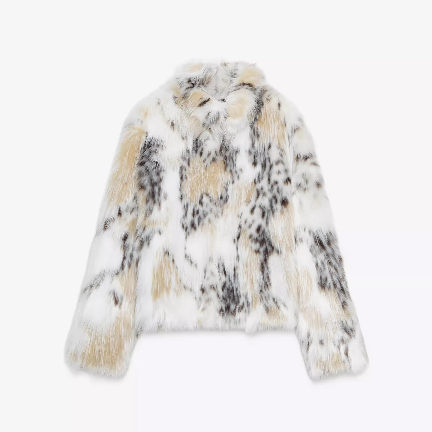 معطف فرو صناعي أنيق للنساء Sle Personali Sweetn لخريف 2025 وصل حديثًا معطف طويل Sve مع قبعة