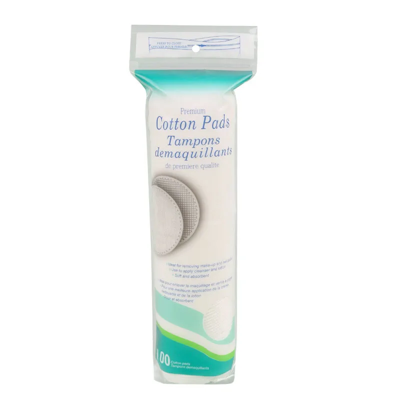 100 قطعة/الحزمة المتاح منصات القطن التجميل مستديرة 3 طبقات لينة اللوازم اليومية الوجه القطن مزيل الأظافر مزيل ماكياج القطن