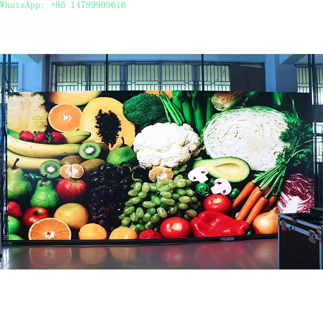 Outdoor Custom Waterproof LED Roll-up Display ScreenFull Color Indoor Fixed Led Display Led Screen Installation P1.86 P25 P2.5 A