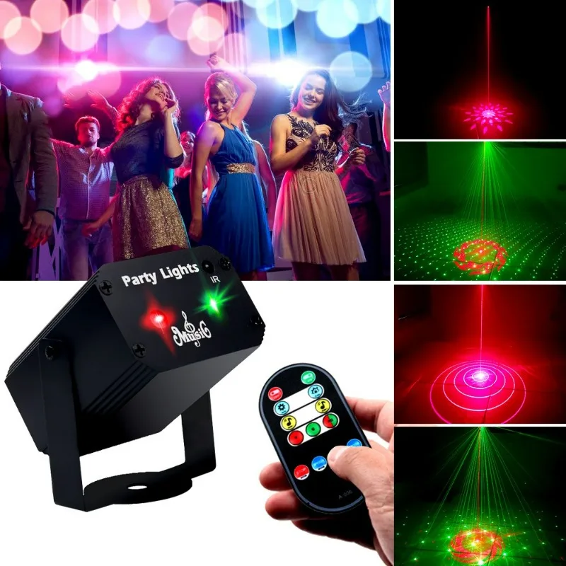 

Stage Flash Atmosphere Light Colorful Rotating Laser Light KTV Bar Bounce Di Laser Projection Atmosphere Dance Table Light