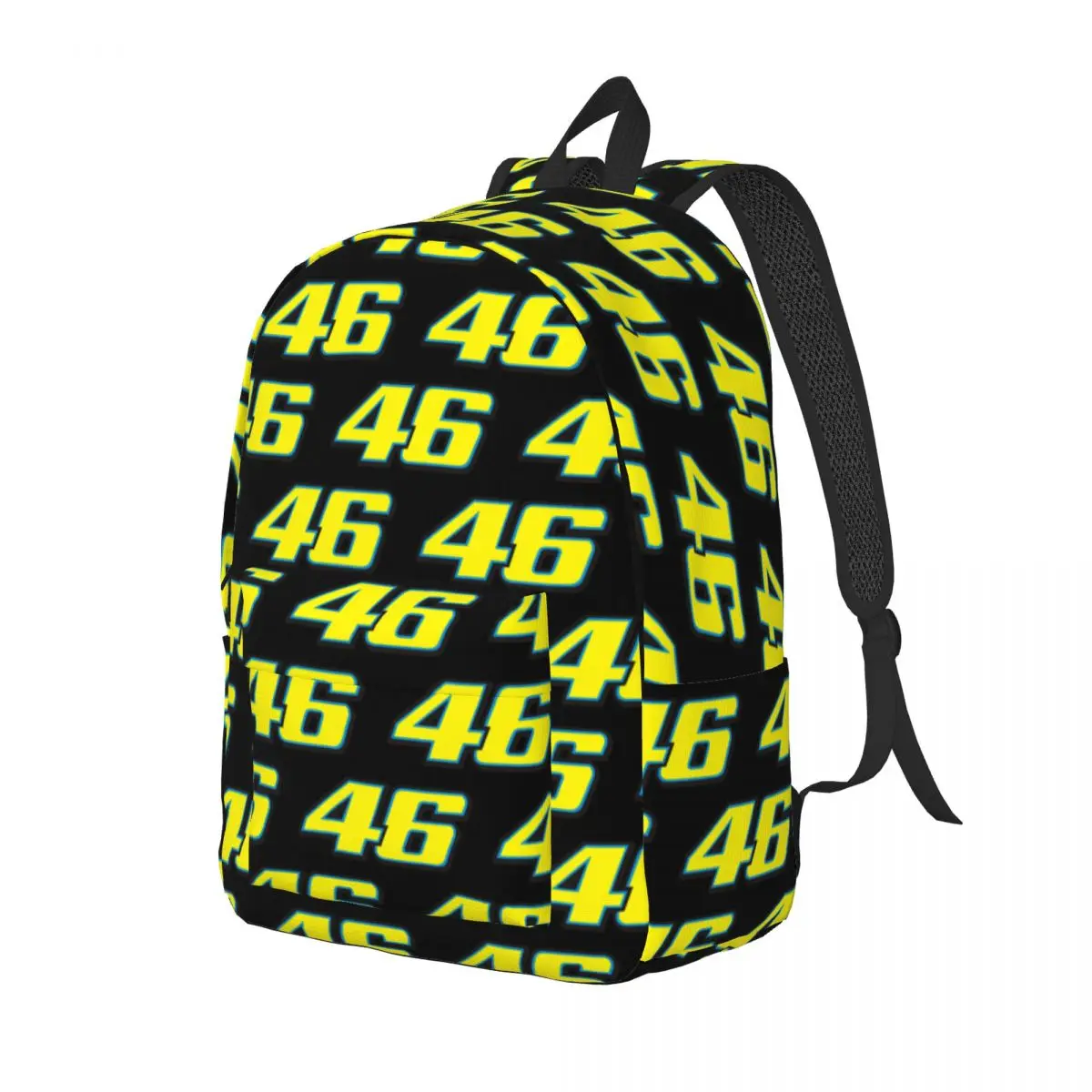 Vr-46 Motorsport Racing Teenage Backpack Outdoor Student Hiking Travel Daypack for Men Women Laptop Canvas Bags