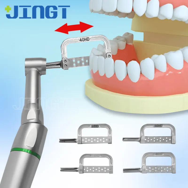 

JINGT 4:1&1:1Orthdontics Contra Angle Reciprocating Stripping IPR System Interproximal Kit Orthodontics Dentist Lab Tools