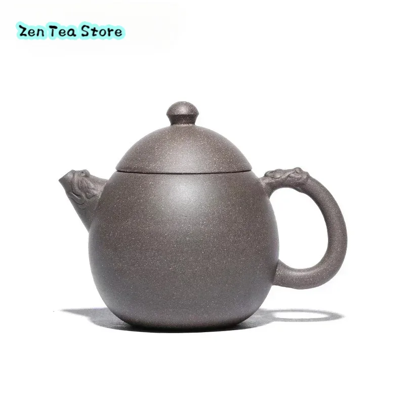 

Loiesag 240ml Classic Yixing Purple Clay Teapots Raw Ore Duan Mud Dragon Egg Tea Pot Zisha Beauty Filter Kettle Kung Fu Tea Set