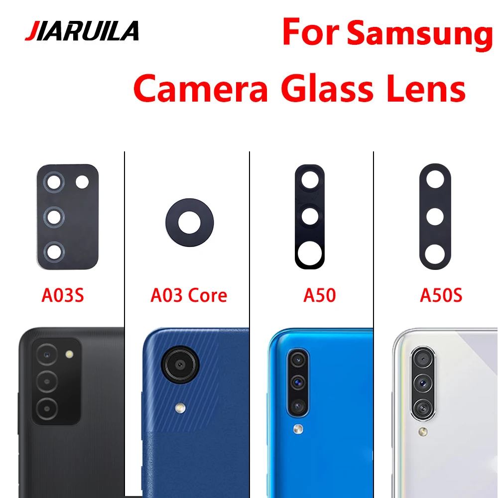 NEW Back Rear Camera Glass Lens with Ahesive for Samsung M51 A10S A20S A12 A10 A30S A40 A50S A70 A31 A41 A51 A71 M21 M31S