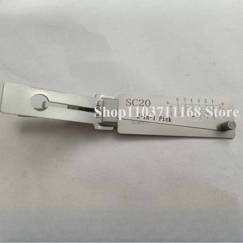أدوات إصلاح الأقفال 2in1 Lishi SS002pro KW1 SC1 SC4 SS001 Lw4 SC20 R52 AM5 R52L M1MS2 KW1-L Sc4-l لأقفال مدنية لباب المنزل