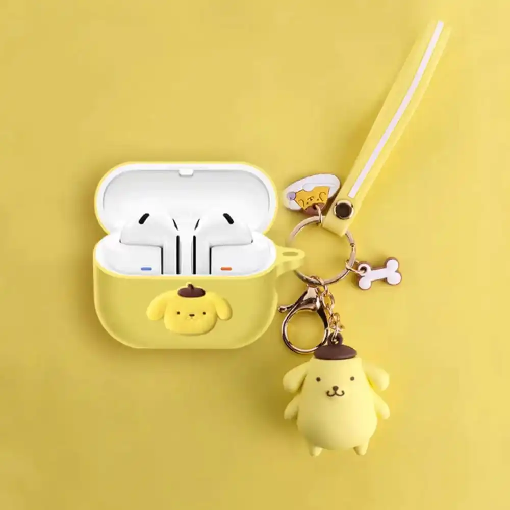 لطيف الكرتون أنيمي سانريو دور سماعة الغطاء الواقي لسامسونج غالاكسي براعم 3 برو رائجة البيع سماعة الرأس ل غالاكسي براعم 3