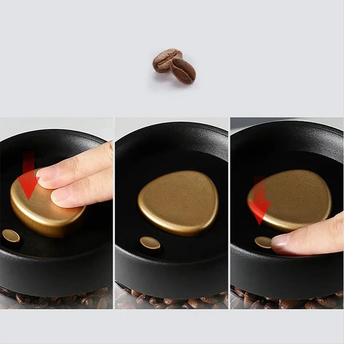 【ABFS】Vacuum Sealed Jug Coffee Beans Glass Airtight Canister Food Grains Candy Keep Storage Jar 1800Ml