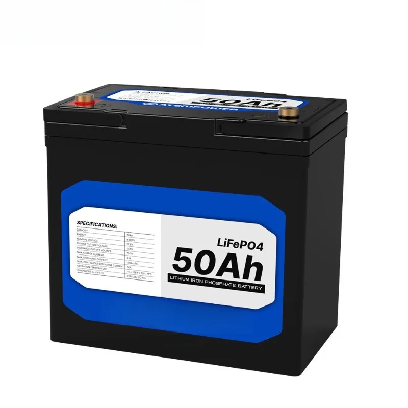 

Outdoor RV marine battery 12V 50Ah lithium iron phosphate battery