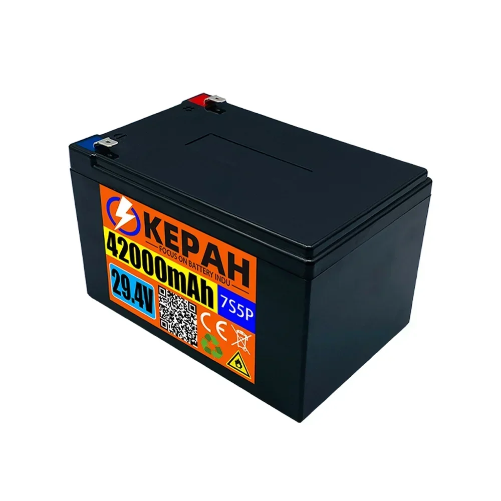 100% power battery 7S 5p 24 V 42ah Aku 500W 29,4 V 42000mah wheelchair electric bicycle Li ion battery tool