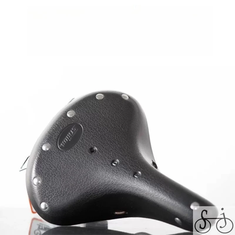 STRiDA Spring Genuine Leather Saddle Folding Bike Retro Style Saddle witn tools