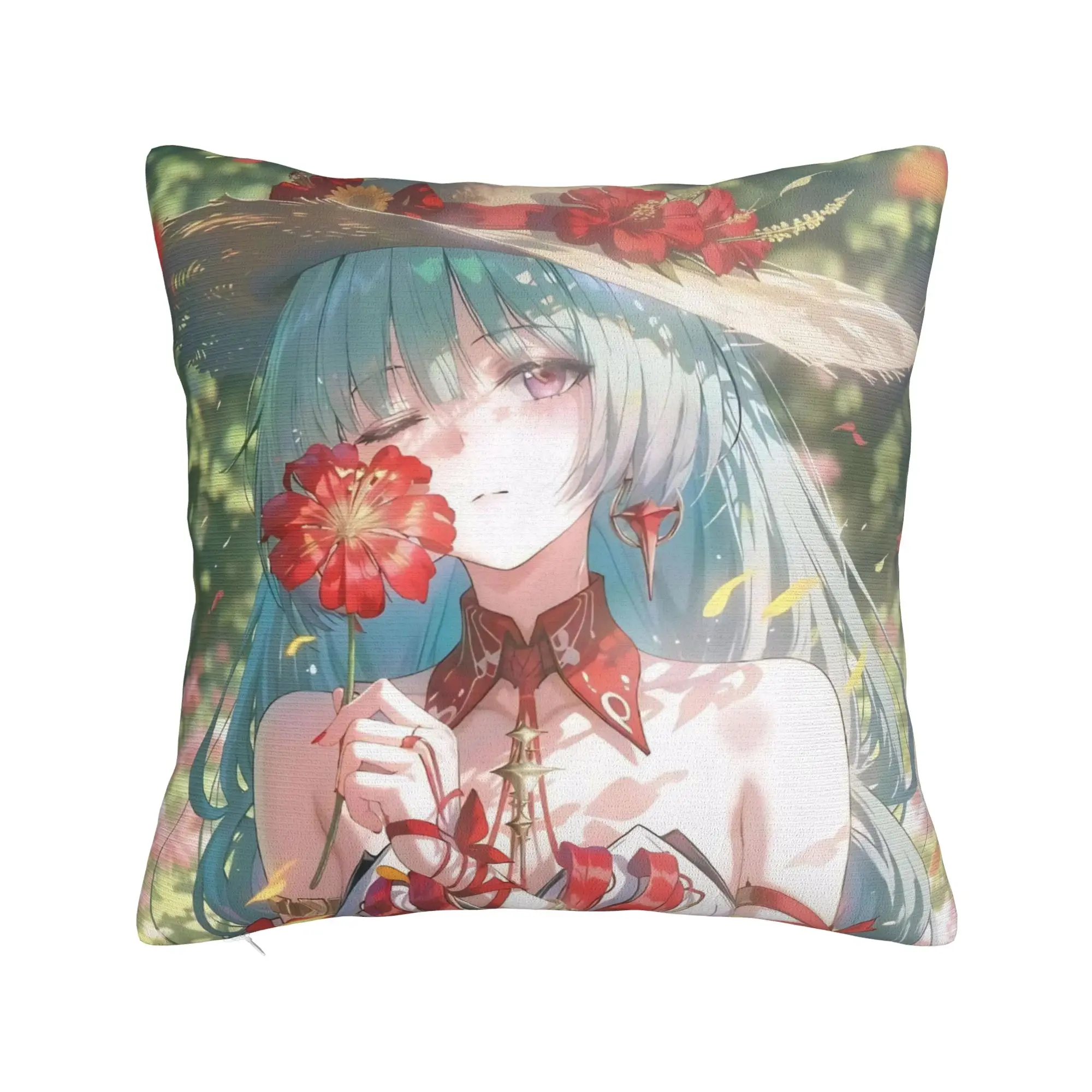 Phrolova Wuthering Waves Pillowcase Double-sided Printing Cushion Cover Decorative  Pillow Case Cover Sofa Drop Shipping 18''