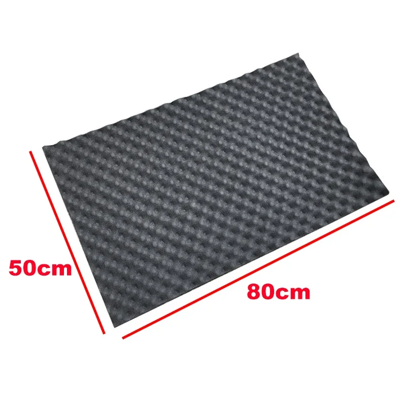 1/2PCS 50x80cm 20mm Thicken Car Sound Deadener Mat Noise Proof Insulation Cotton Pads Sound Absorbing Hot Deadening Foam Sticker