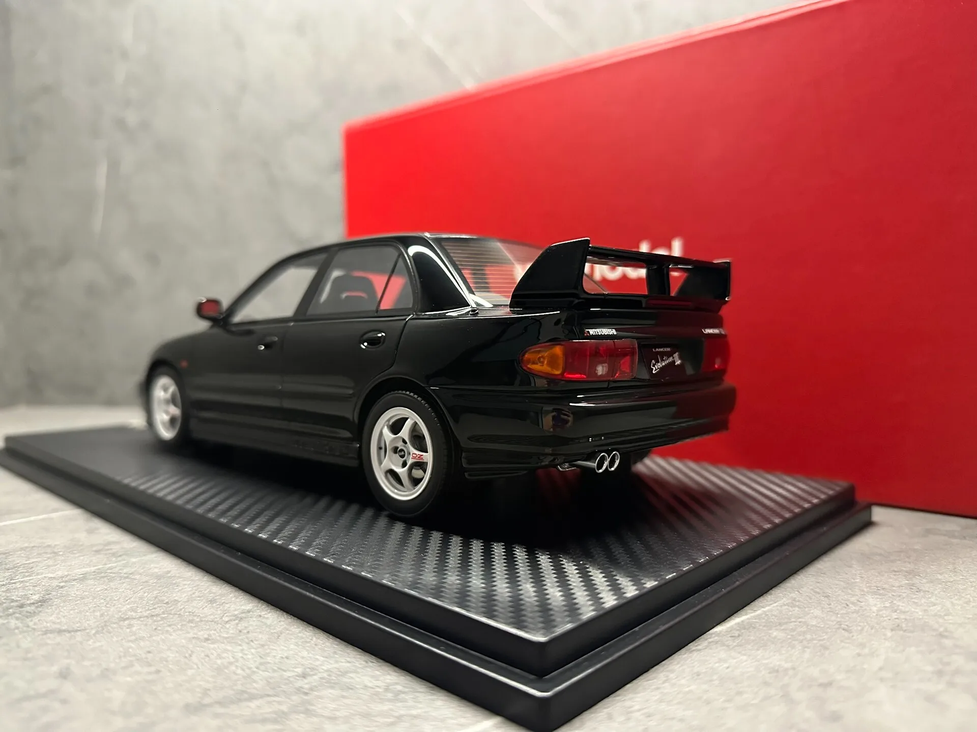 Onemodel 1:18 Evo3 Black JDM Simulation Limited Edition Resin Metal Static Car Model Toy Gift