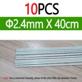 2.4mm X 40cm 10 piezas