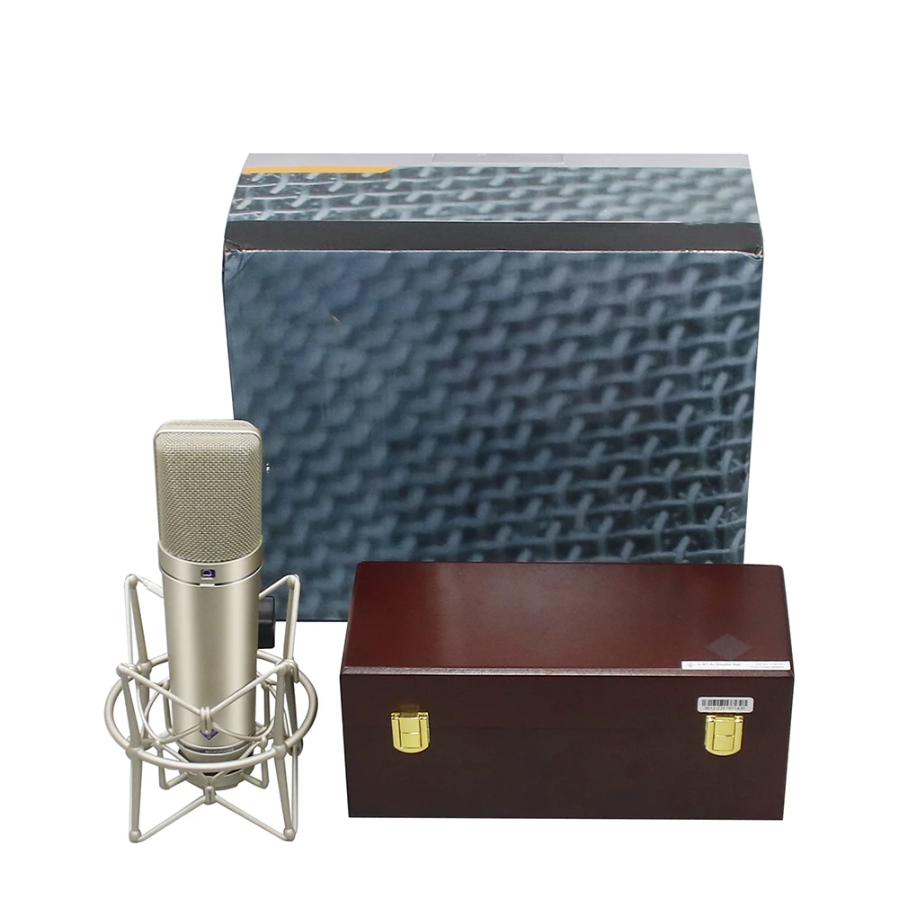 

Ai 87 U Professional Studio Microphone Set Anchor and Live Broadcast Capacitor Microphones