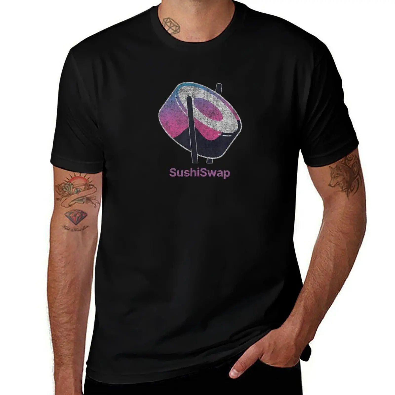 SushiSwap SUSHI Altocoin Ethereum DEX Exchange Crypto Swap T-Shirt Mode d'été T-shirt décontracté
