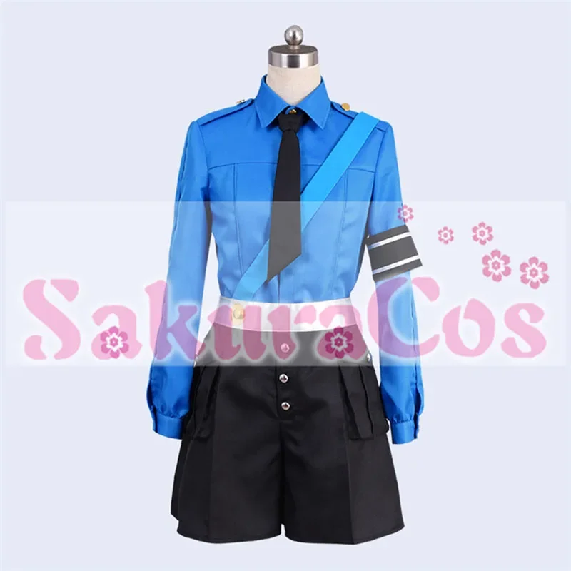 Persona 5 Twin Prison Wardens Caroline and Justine Cosplay Uniform Suit Halloween Costumes Custom Made Top+Pants+Hat Full set