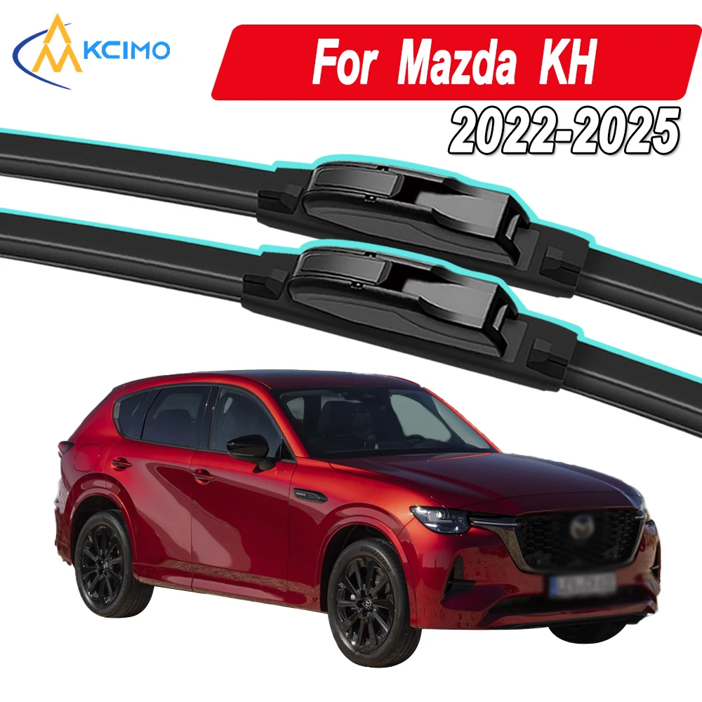 

Silicone Car Wiper Blades for Mazda KH 2022-2025- All Weather Silent Wiper Blades, Quick Release Clip