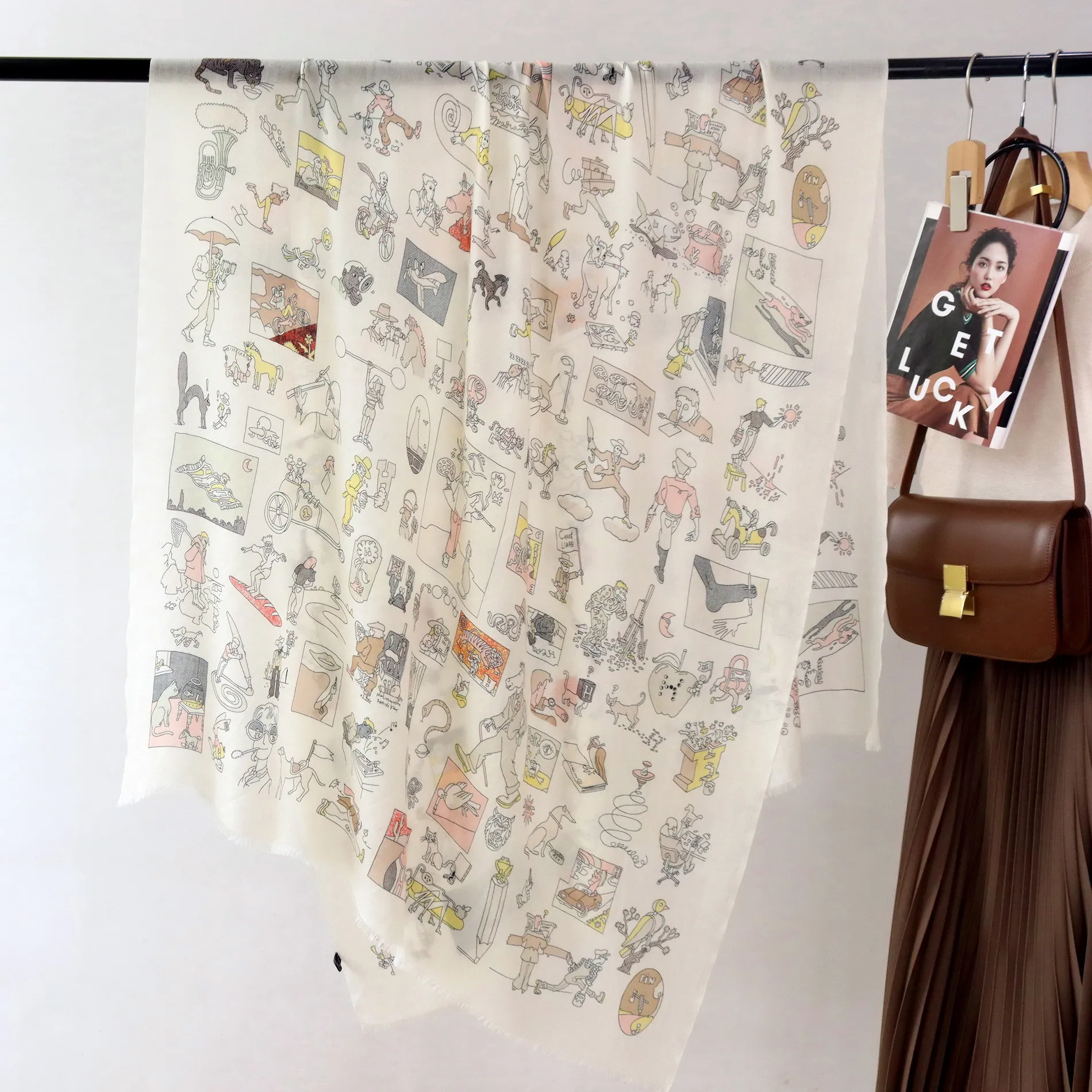 

Winter Long Scarfs 100% Cashmere Women Soft Scarfs Neck Hair Accessories Large Pashmina Scarves Shawls Christmas Gift