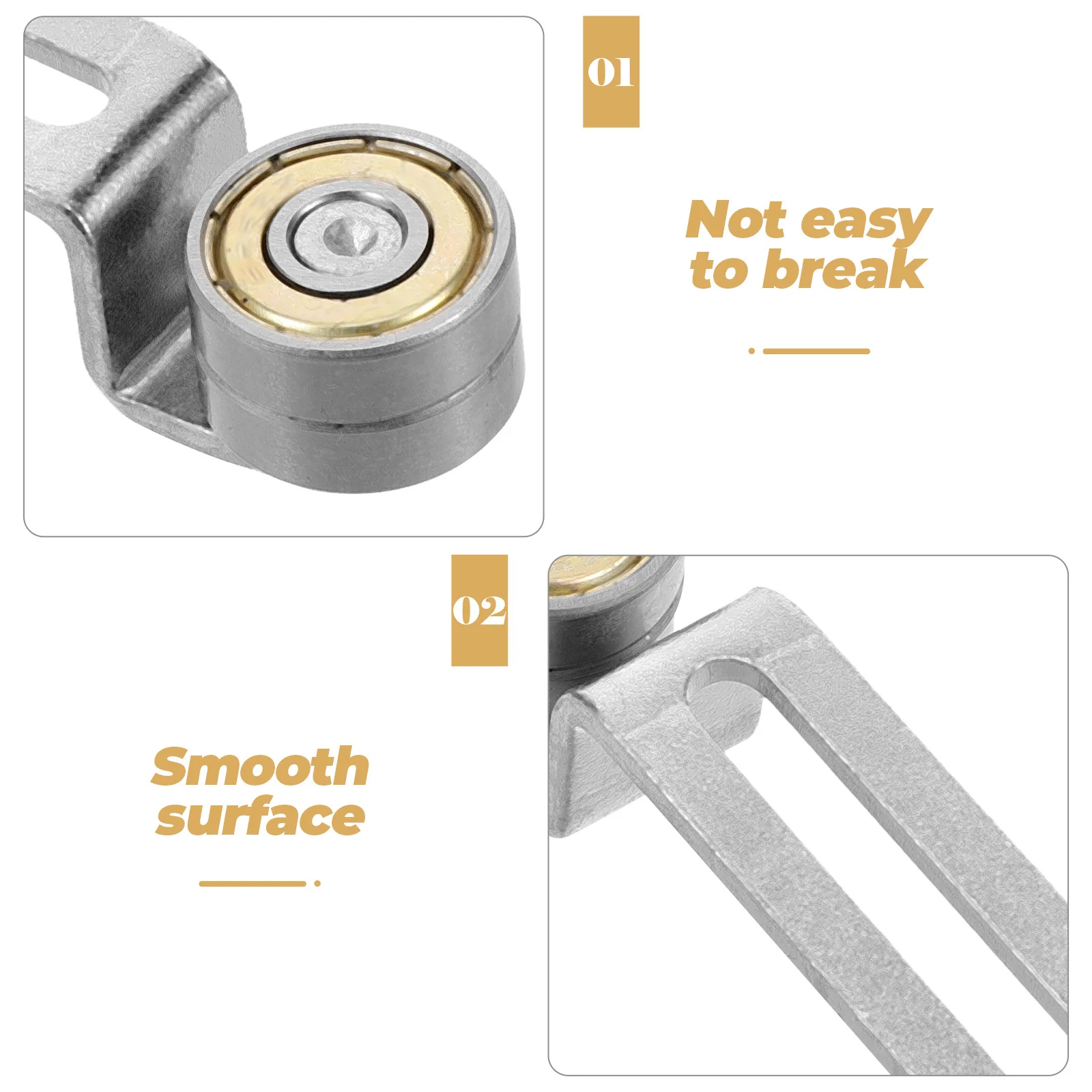 Sewing Machine Seam Guide Dual Bearing Stainless Steel Gauge Easy Installation for Quilting Patchwork Sewing Supplies
