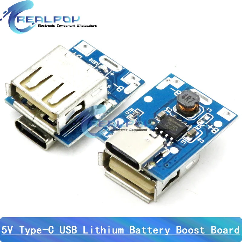 High-precision 5V 1A / 2A charge-discharge integrated module Type-C / Micro USB input compatible with 4.2V lithium battery Boost