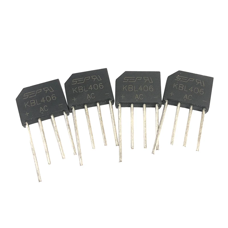 5pcs Single Phases Diode Bridge Rectifier KBL06 KBL10 KBL406 KBL410 KBL606 KBL608 KBL610