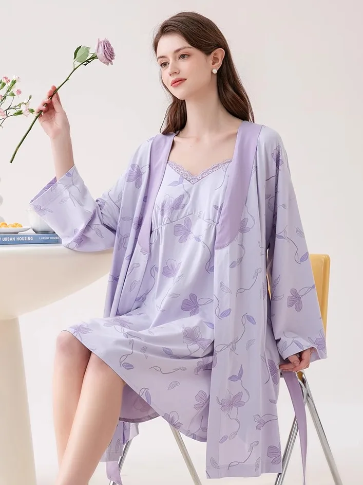 conjunto-de-dos-piezas-fenteng-para-mujer-algodon-puro-estampado-sexy-con-tirantes-bata-larga-estilo-informal-primavera-otono-diseno-floral