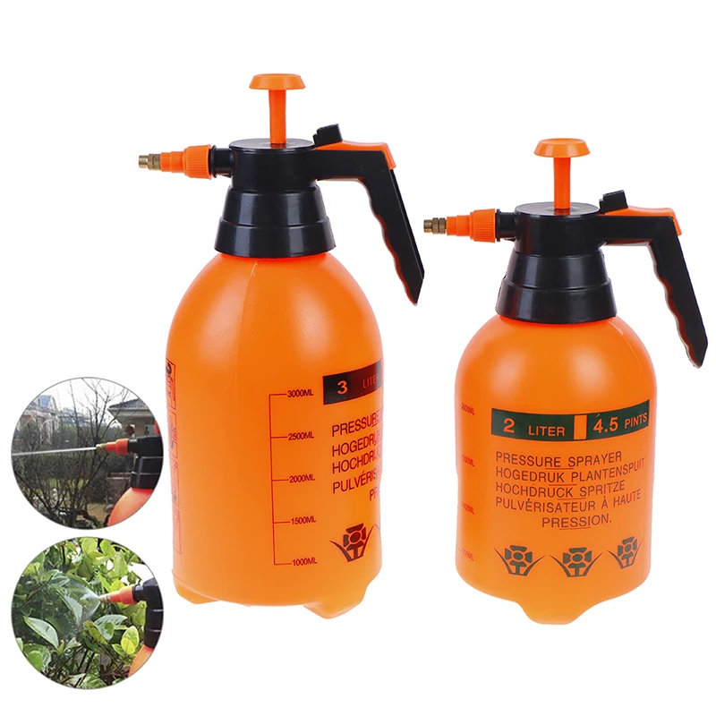 

2/3L Portable Chemical Sprayer Pump Pressure Garden Water Spray Bottle Handheld Watering Kettle