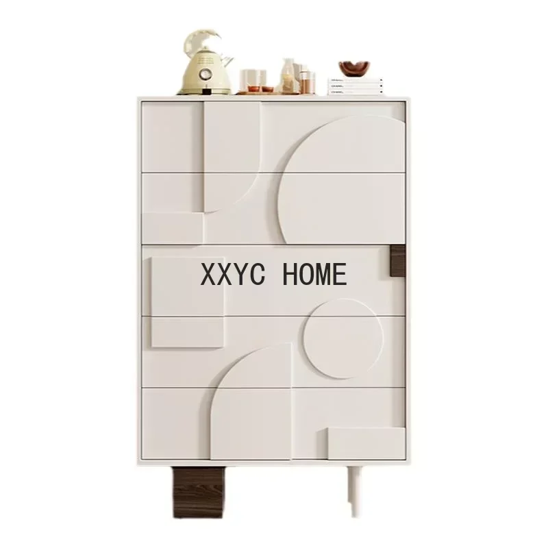 

Cream Hardwood Cabinets Living Room Storage Luxury Modern Small Cabinets File White Vetrinette Da Esposizione Home Furniture
