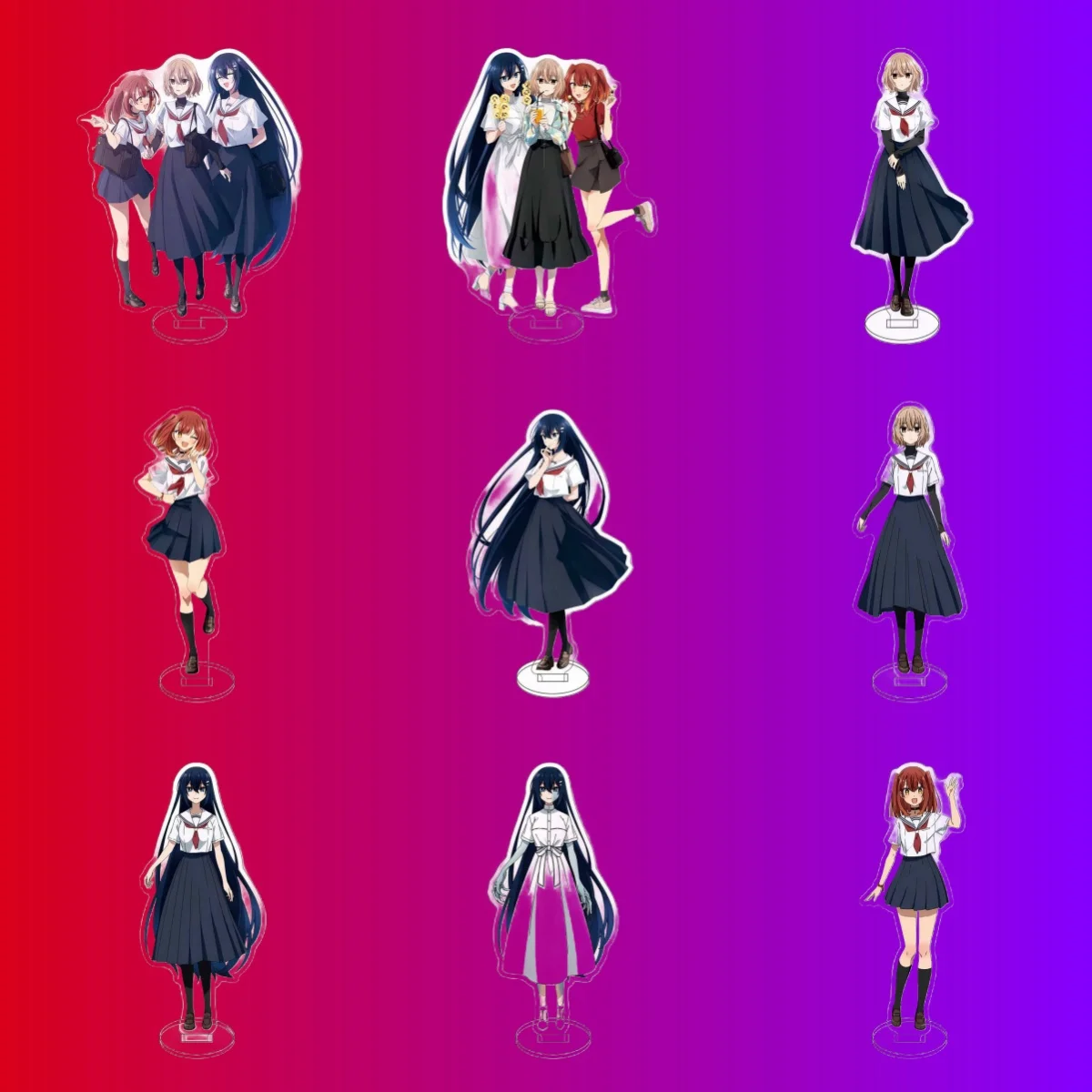 Watashi wo Tabetai, Hitodenashi Figura de Acrílico de Escena de Anime Clási