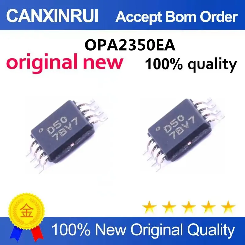 

OPA2350EA Silk Screen D50 OPA2350 MSOP8 Operational Amplifier Chip New Genuine In Stock