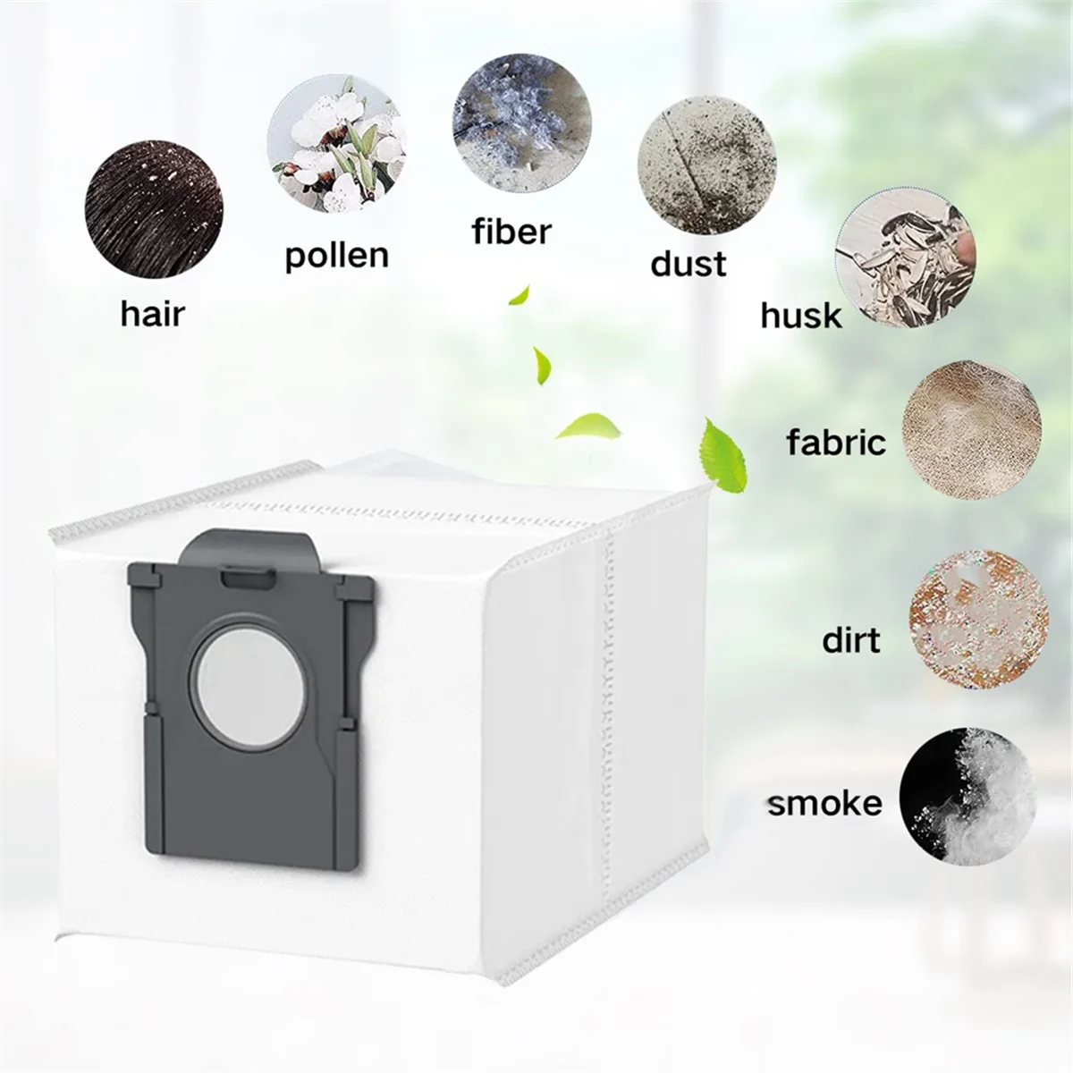 E30 Ultra / Trouver E30 Ultra 스위퍼 액세서리용 FZFZ 6개 먼지 봉투 오래 지속되고 잘 작동하도록 제작됨