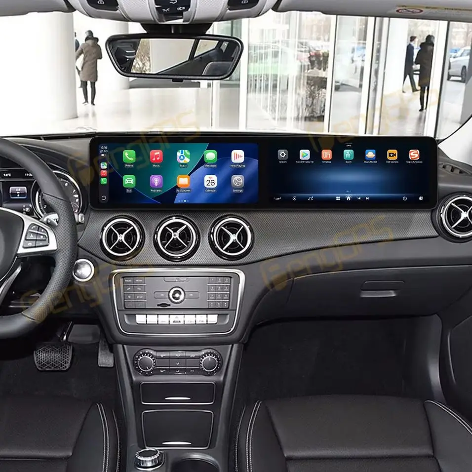 

Dual 12.3" Screen Car Radio For Mercedes-Benz GLA 2014-2019 Android 13 Multimedia Player Wireless Carplay GPS Navigation DSP