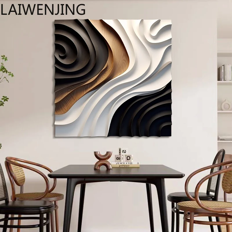 

MJY Modern Relief Decorative Painting Italian Style Entrance Hallway Three-Dimensional Abstract Wall Painting Wabi-Sabi