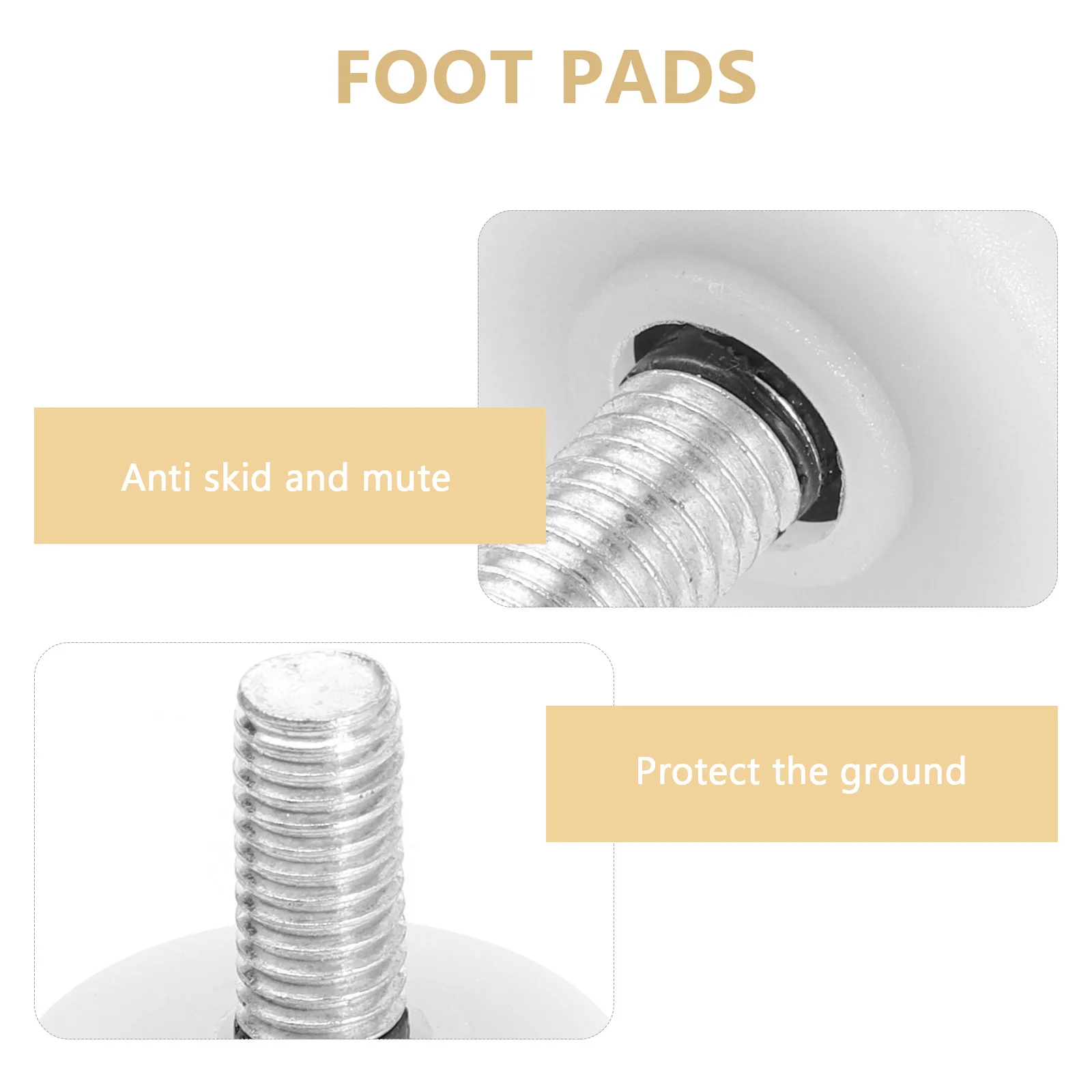 

20Pcs Premium Adjustable Leveling Legs T-Nut Furniture Levelers for Tables Chairs Shelving Units Quiet Base Furniture Levelers