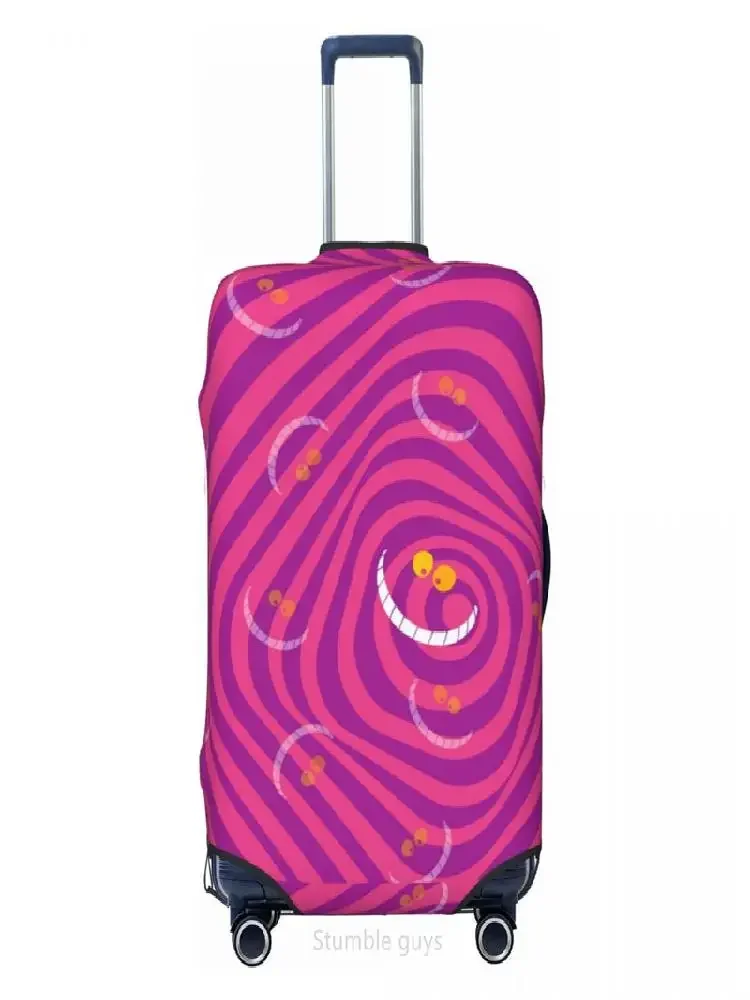 Universeller 18-32 Zoll Kofferbezug, stilvoller rosa Katzen-Print, elastisch, waschbar, kratzfest, staubdicht, Kofferschutz für Reisen