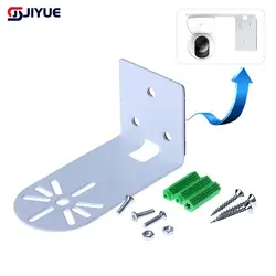 1Pc L Shape Nail Free Wall Mount Camera Iron Bracket With Glue Base PTZ Version Camera Surveillance Bracket For Huawei Xiaomi