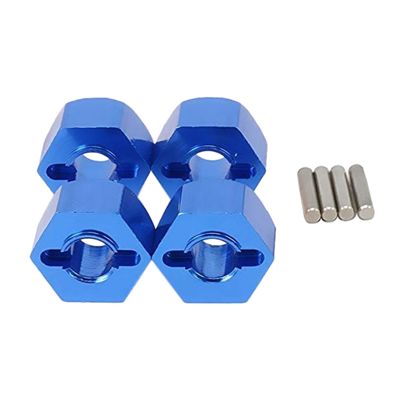 4 stuks K949-12 12mm Hexagon Wiel Zetel Adapter voor Wltoys K949 10428-A Vierwielige Klimmen Auto RC auto Onderdelen Hemelsblauw