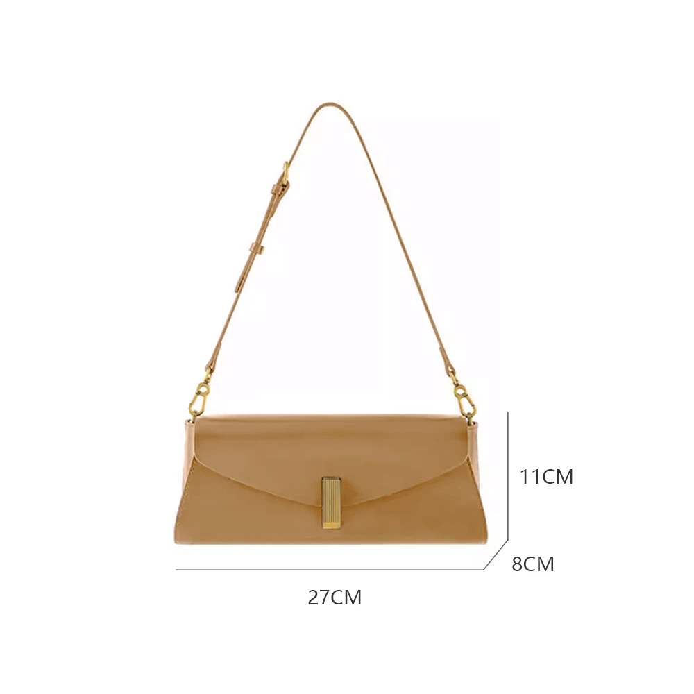 LOUIS LEVANE Split Leather Luxury Commuter Underarm Bags For Girls Single Shoulder Fashion Luxury Shoulder Bags Women