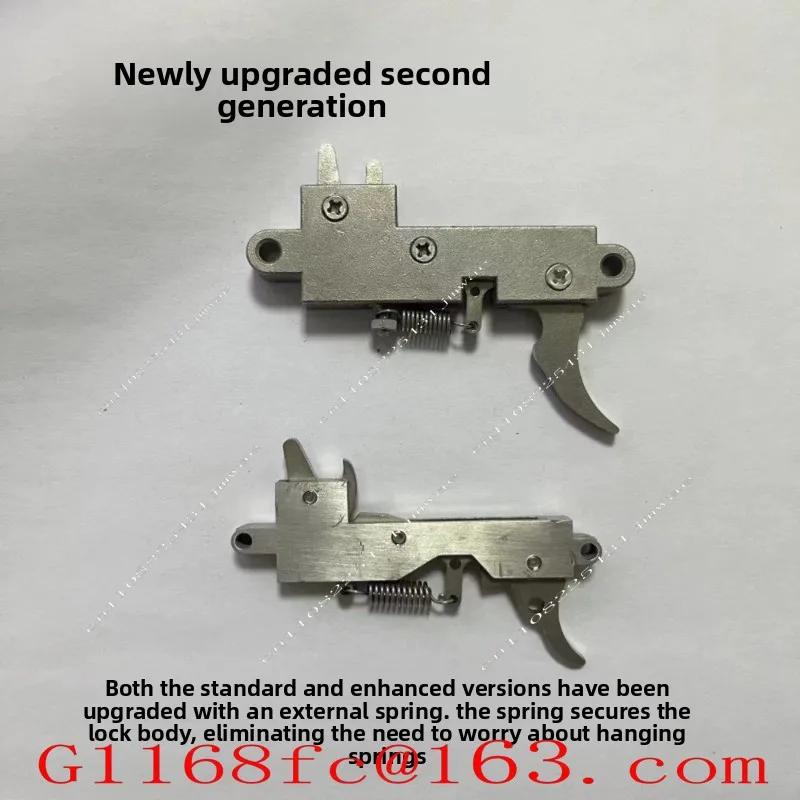 Stainless Steel Triple Mechanical Lock Rope Device, Wire Rope Switch, Bowstring Pull String Card Switch, DIY Accessories Wrench