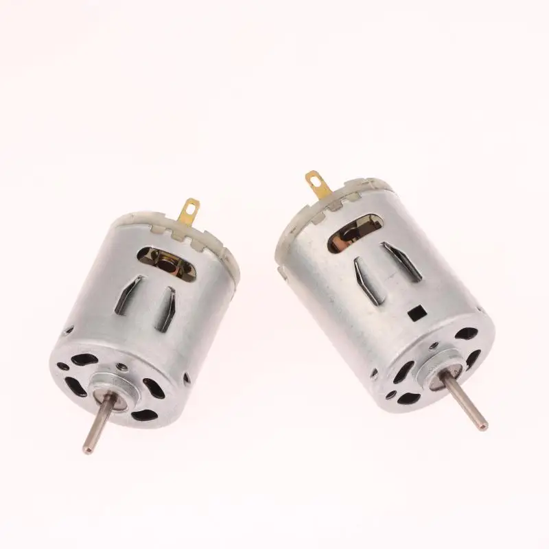 1 قطعة موتور تيار مباشر 12 فولت 365 385 عالية السرعة فرشاة الكربون محرك كهربائي لتقوم بها بنفسك لعبة مروحة محرك صغير صغير لمجفف الشعر