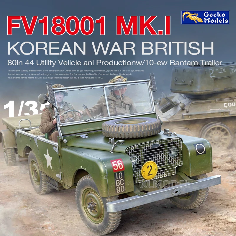

Комплект пластиковых масштабной сборки модели Gecko 35GM0076 FV18001 Mk. 1 Уличная машина 80 дюймов 4x4 (в раннее производство) 1/35
