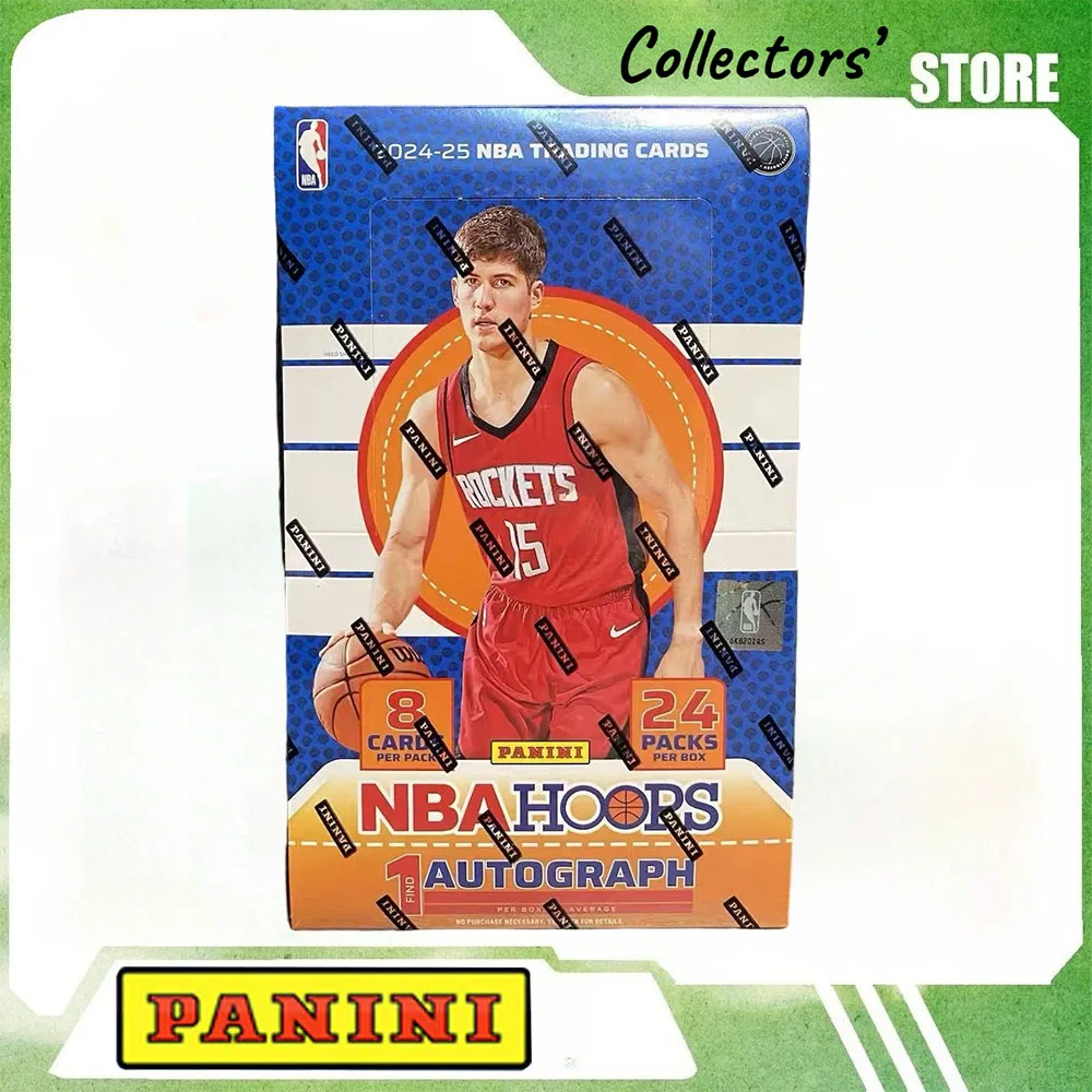Panini 2024-2025 Court Sports Hoops Trading Card Hobby Box, Factory Sealed Rookie Parallel Autograph Hobby Fan Collectible Gift