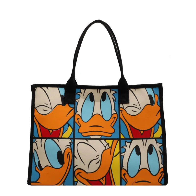 Disney Mickey Mouse Mummy Bag Fashion Cartoon stampato borse a tracolla per le donne ragazze Multi funzionale borsa di grande capacità