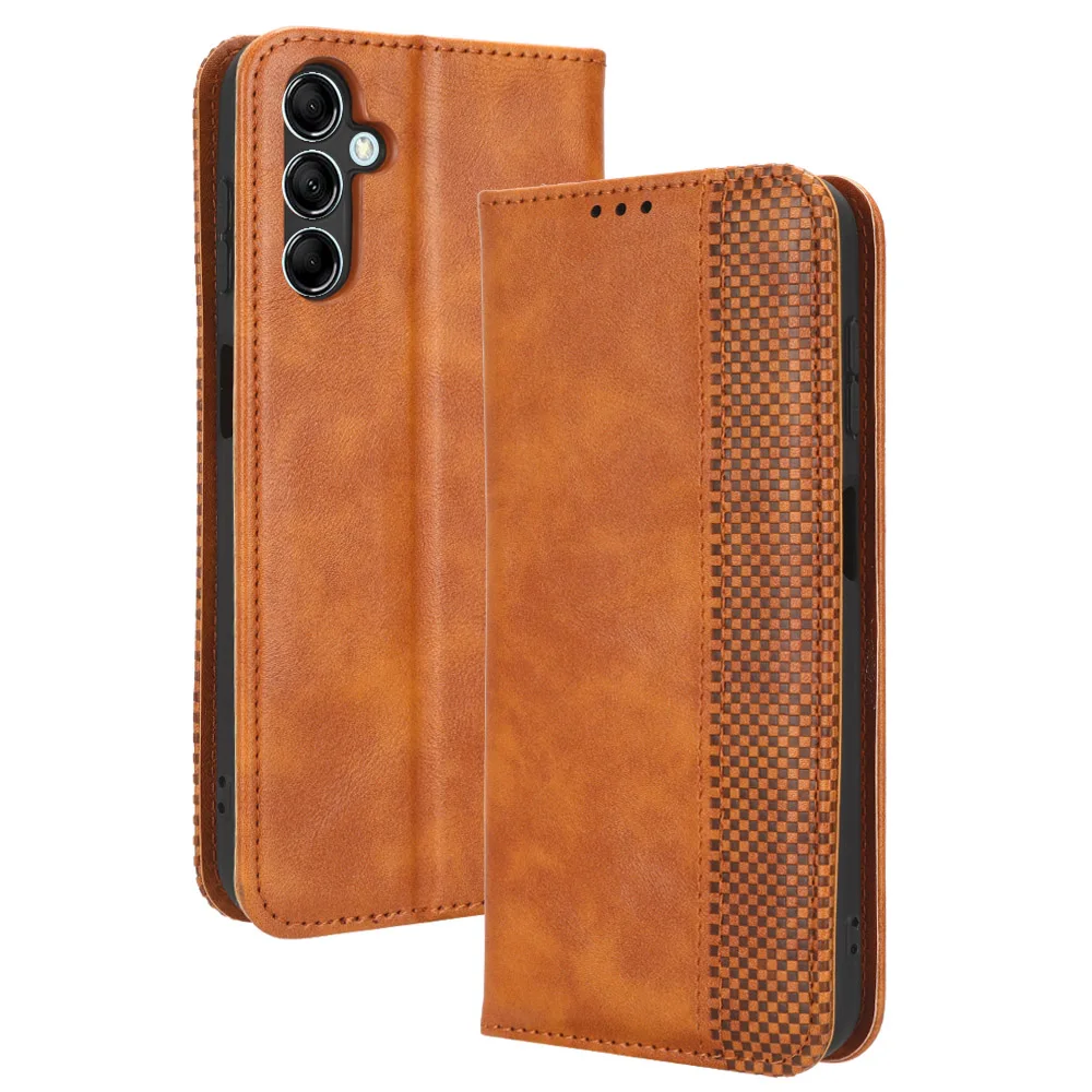 Für Samsung Galaxy M54 6,7 Zoll M34 5g Retro Leder Flip Case Brieftasche Buch Magnet hülle für Samsung M54 M 54 M5 4 Handy taschen